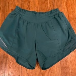Lululemon Women's Teal Shorts  size 4